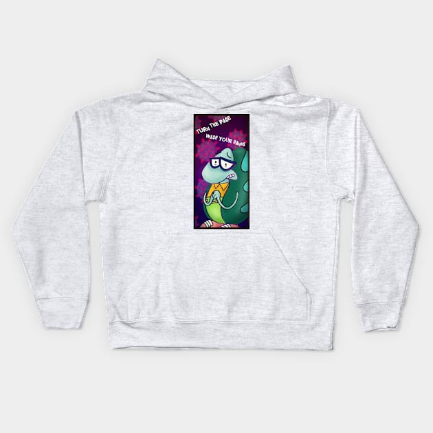 Rocko's Modern Pandemic Kids Hoodie by Moody Zombie